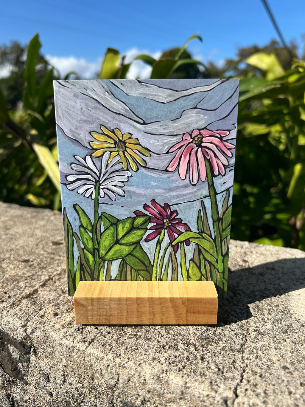 Cosmos Flower Card