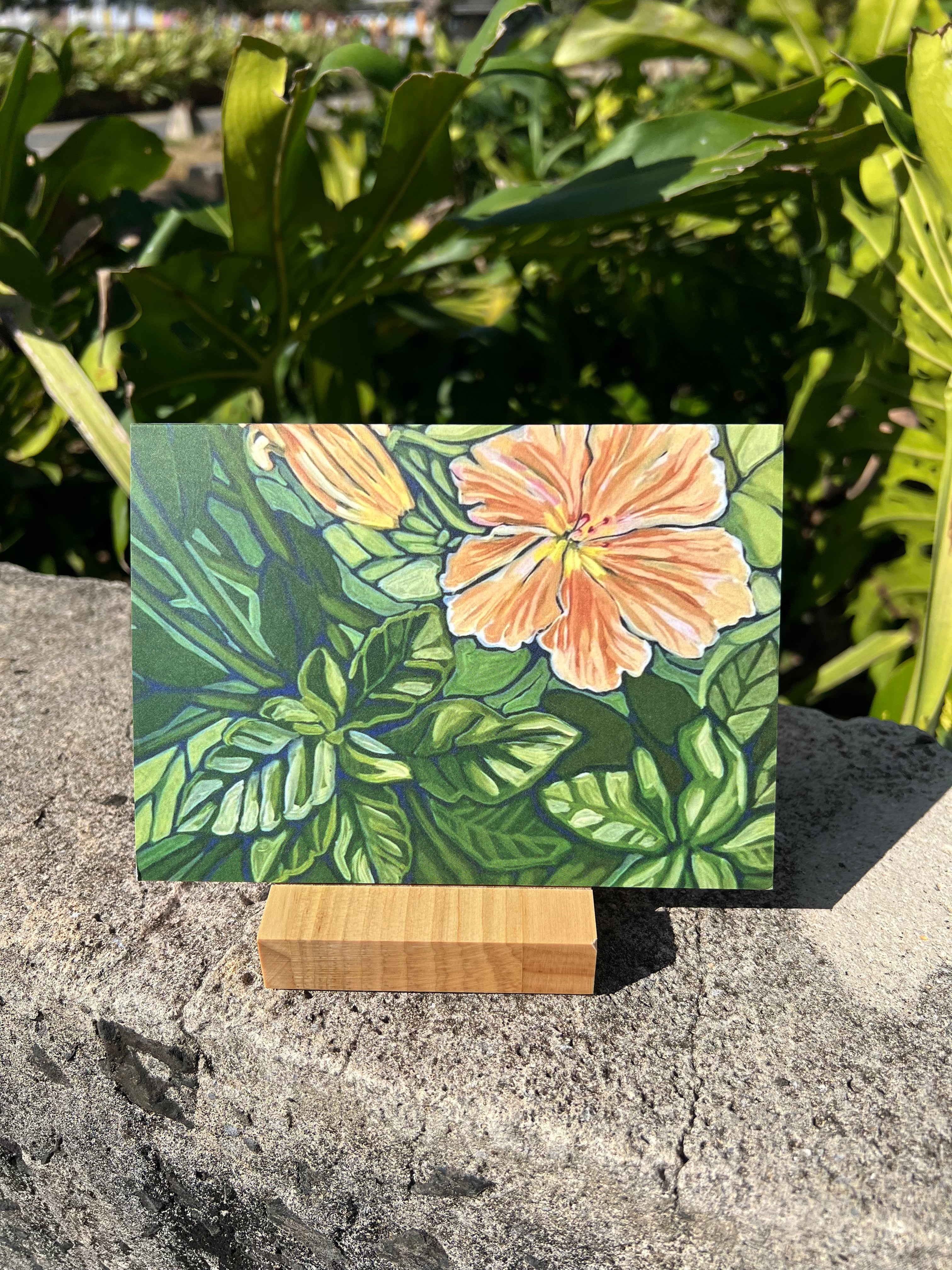 Maui Flower Greeting Card