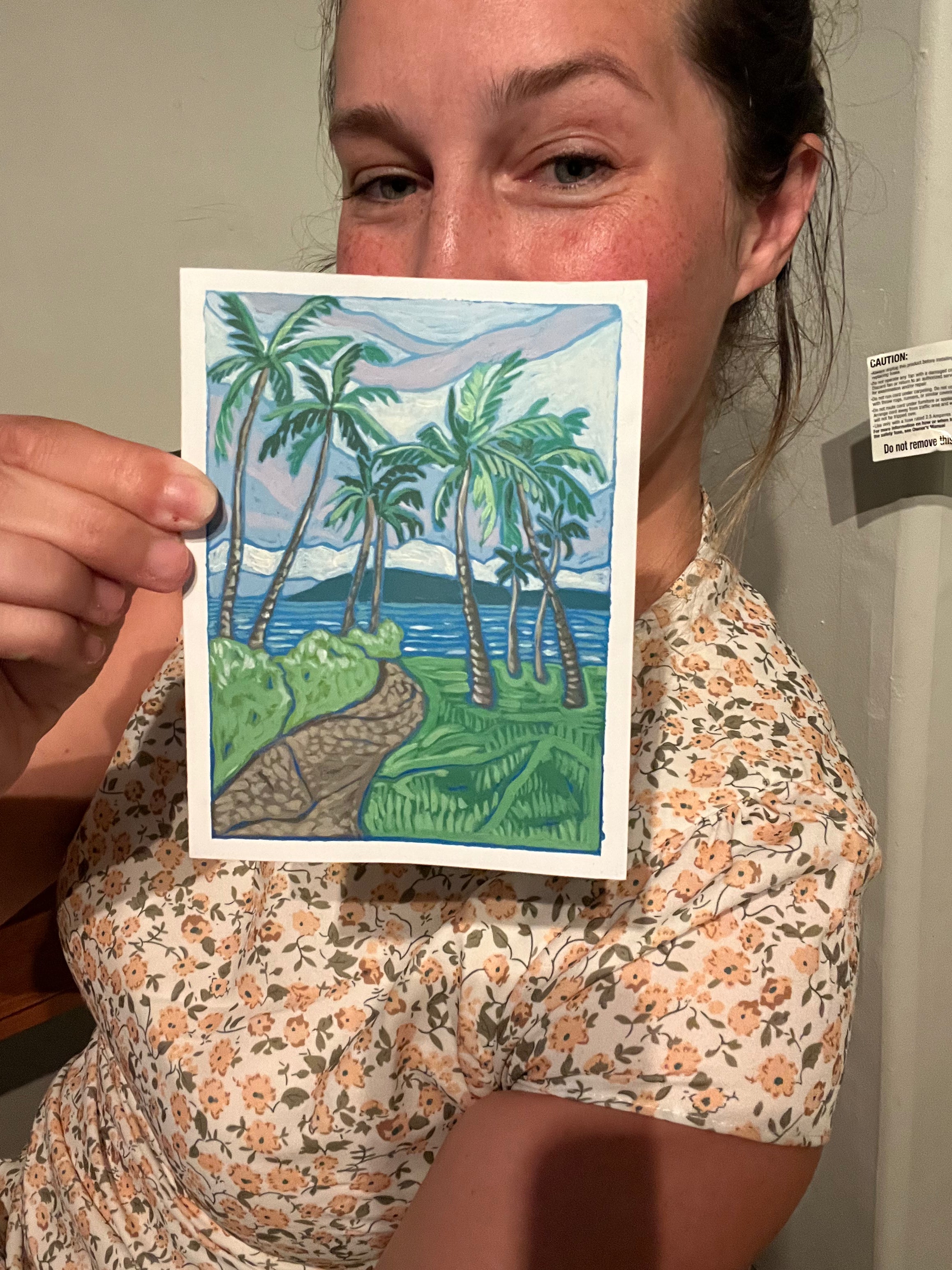 Beach Path Print 4.25" x 5.5"