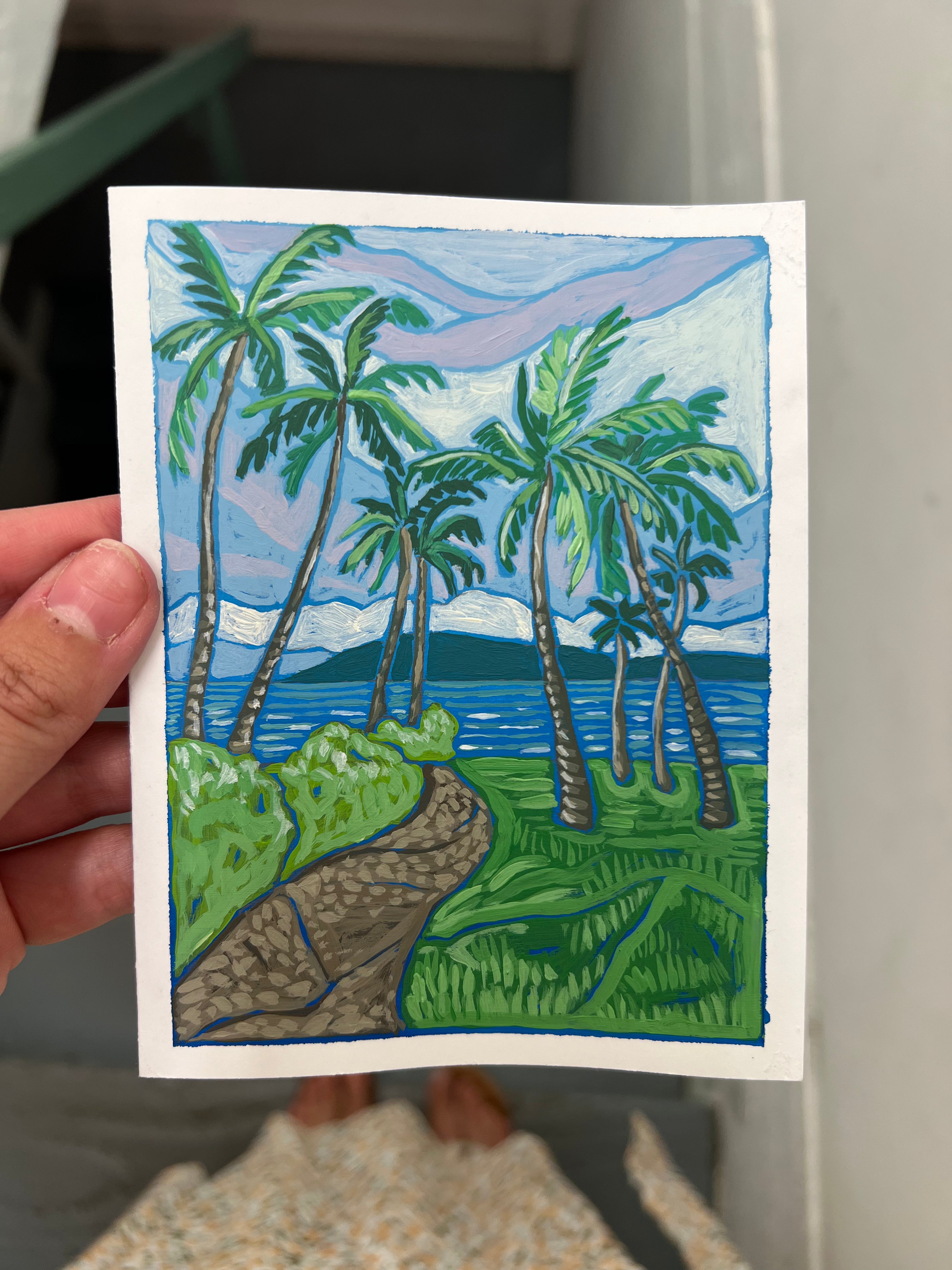 Beach Path Print 4.25" x 5.5"