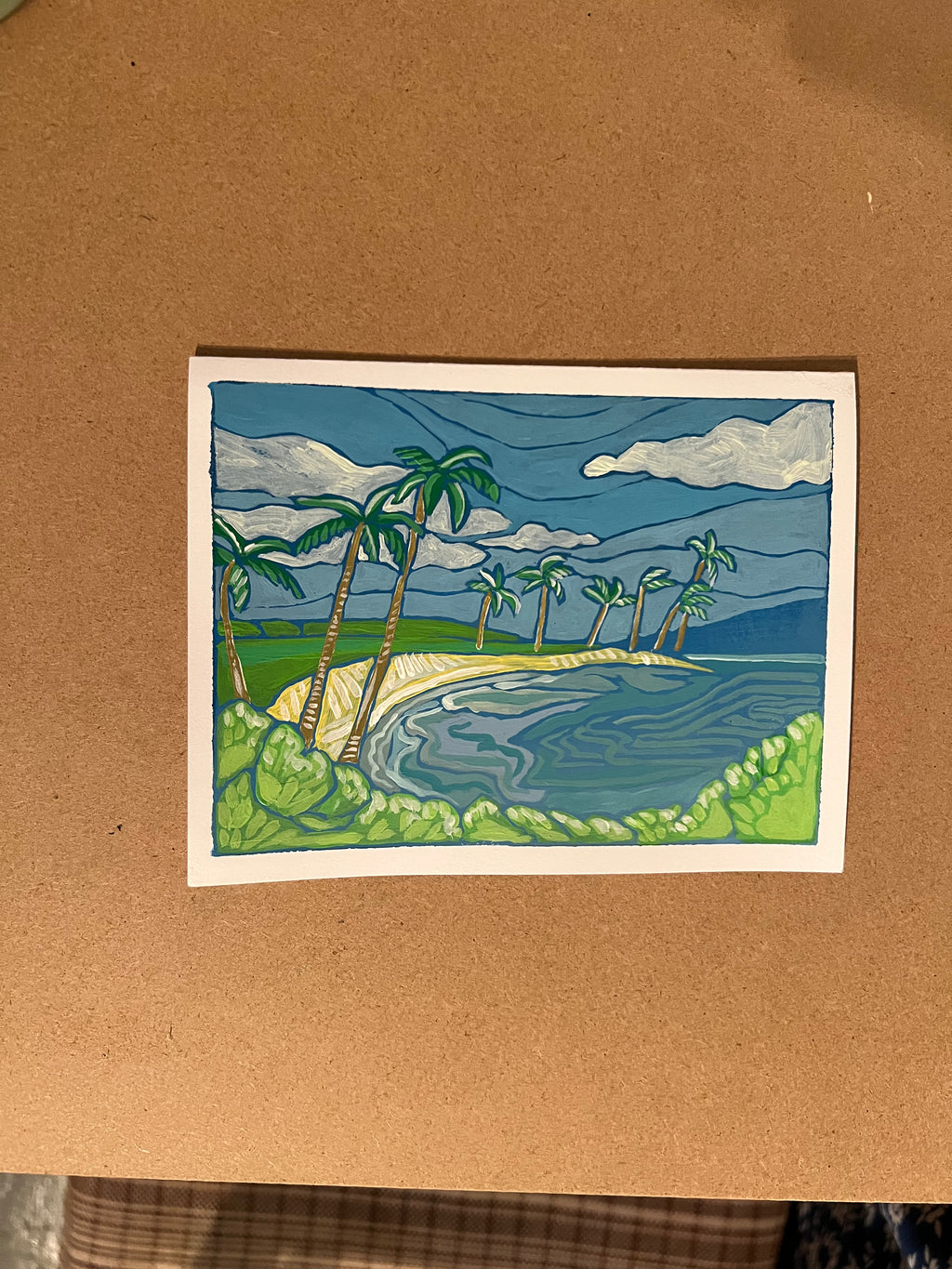 Beach Time Print 4.25" x 5.5"