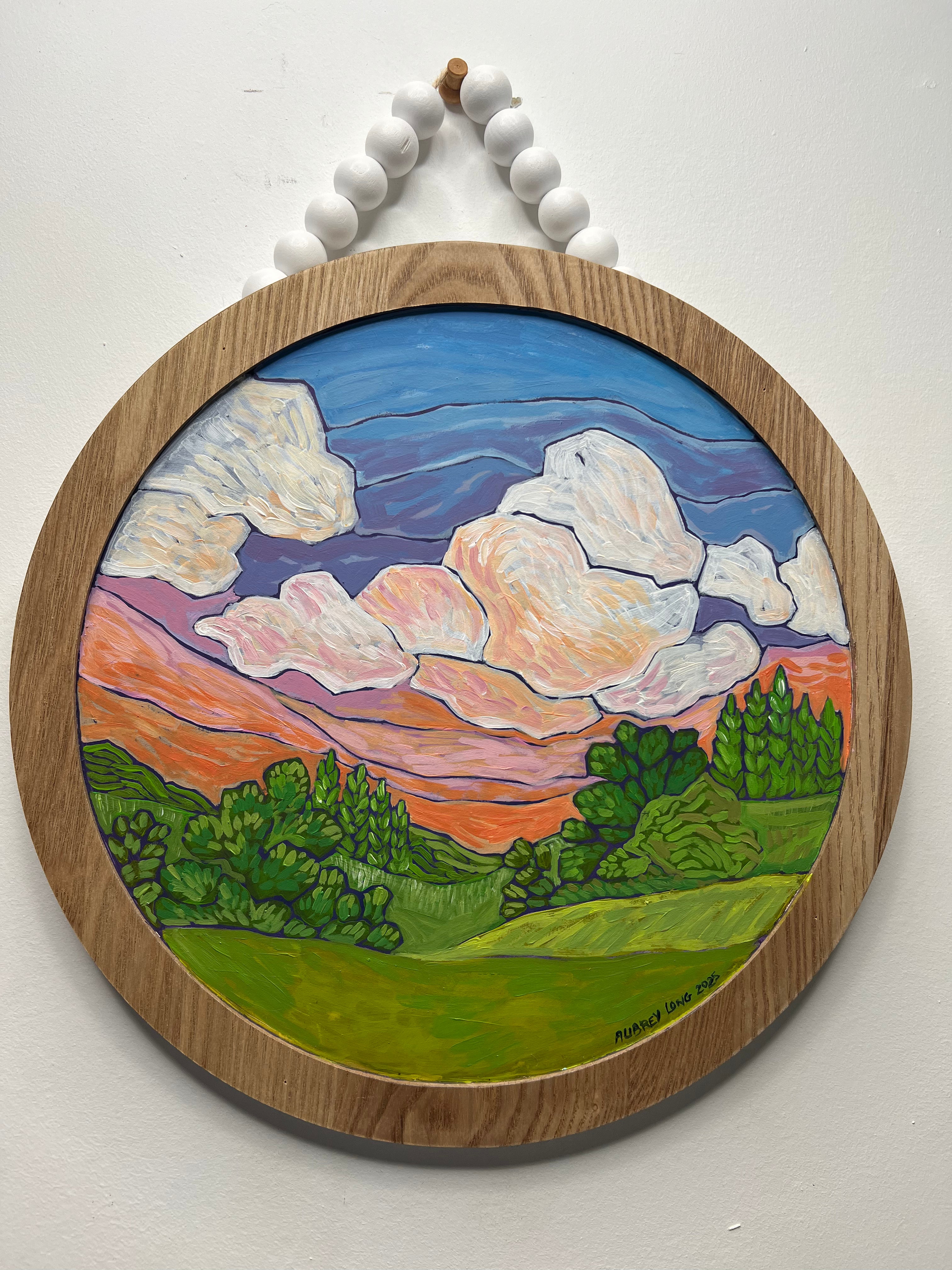 Sunset Over the Fields