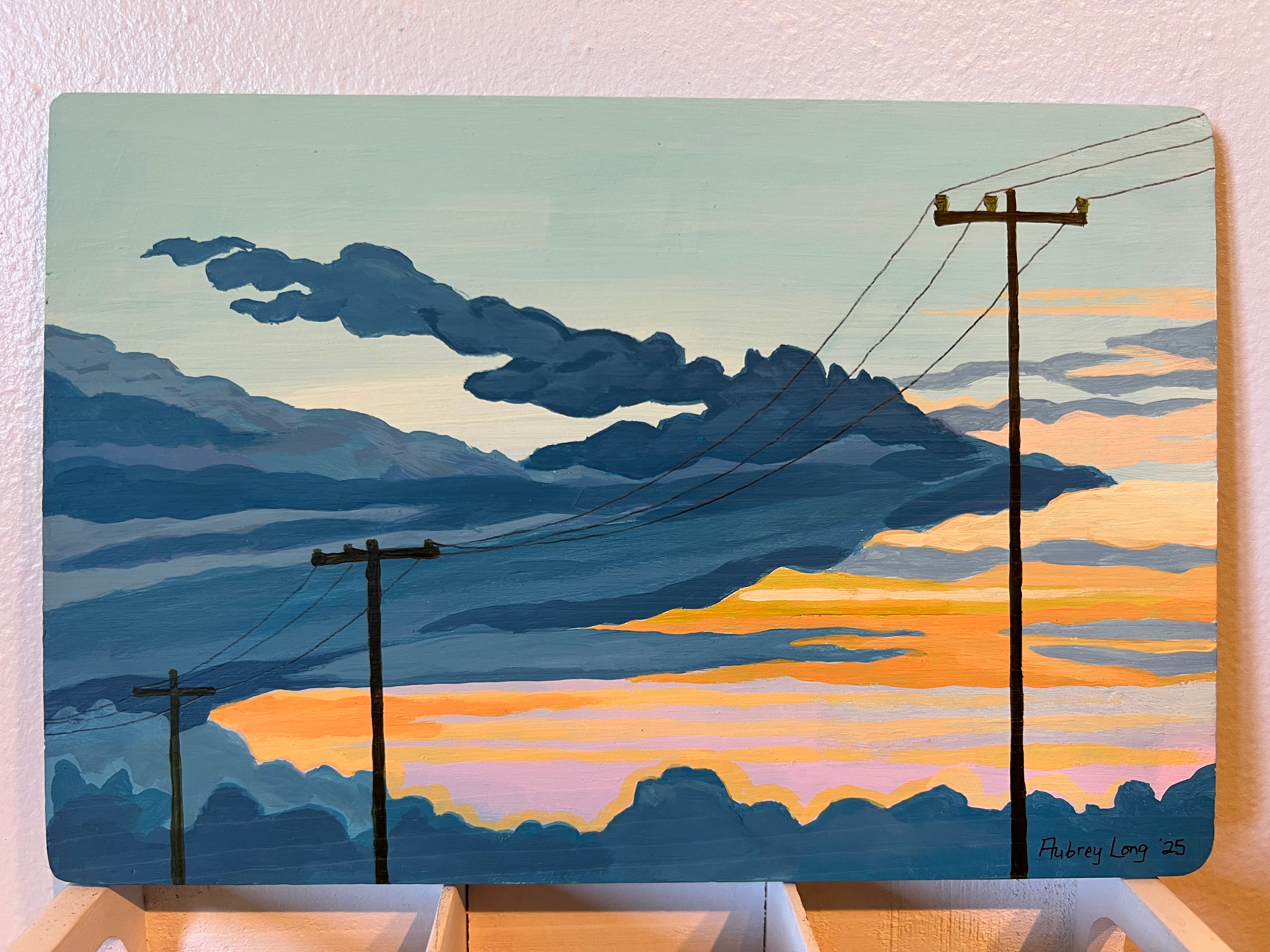 Power Lines Sunset
