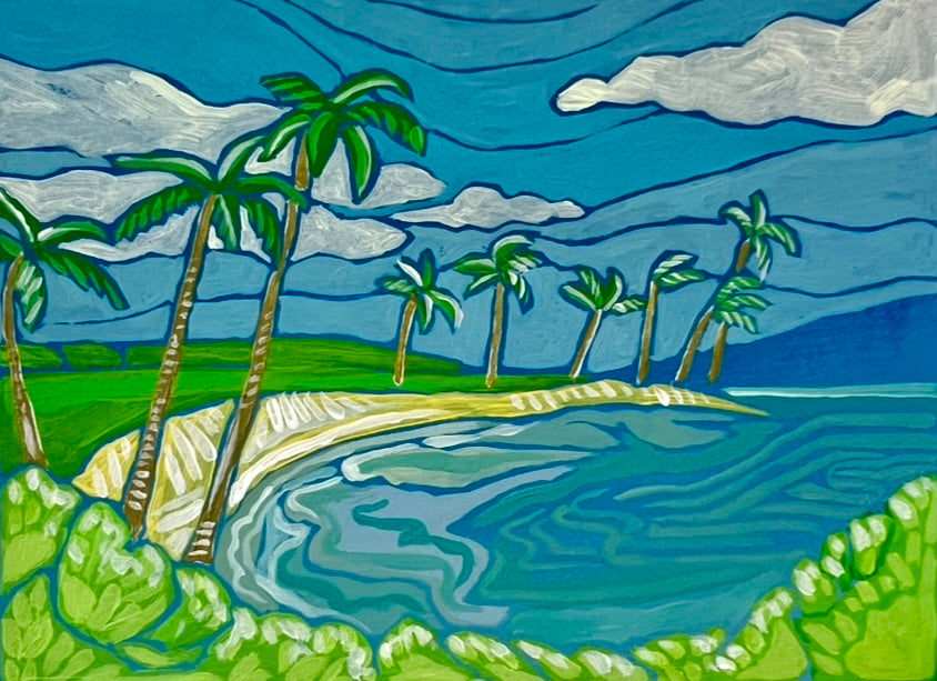 Assorted Greeting Cards, Maui Inspired Set of 4