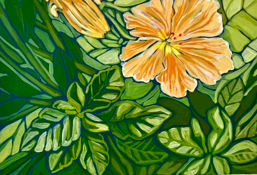 Maui Flower Print 5" x 7"